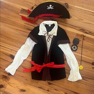 Pirate Costume for Kids with Hat and Accessories